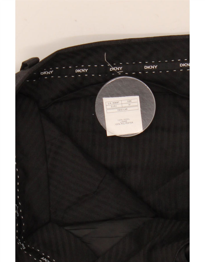 Dkny Slim-Anzughose für Herren, W32, L31, graue Wolle