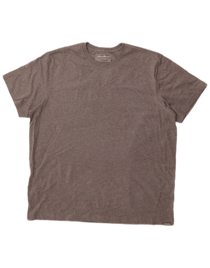 EDDIE BAUER Herren T-Shirt Top XL Grau Baumwolle