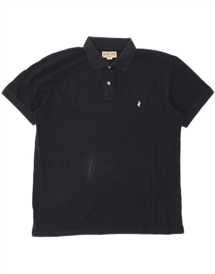 Marlboro Classics Herren Poloshirt 2XL Schwarz Baumwolle