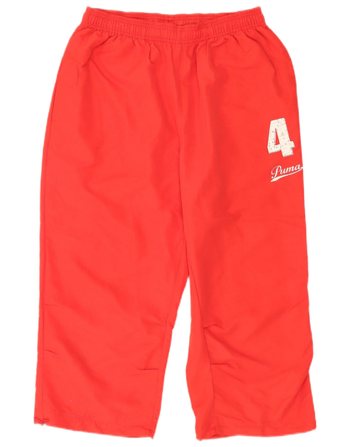 Puma Herren Graphic Capri-Trainingshose aus mittelrotem Polyester