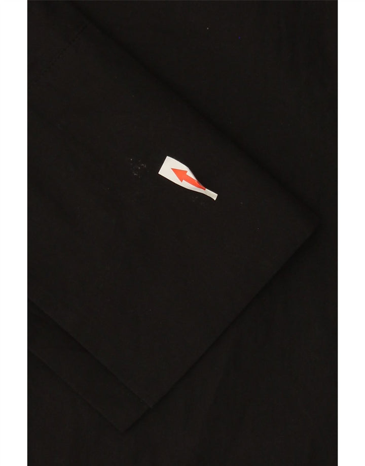 Zara Damen Übergroßes schulterfreies Top UK 6 XS Schwarz