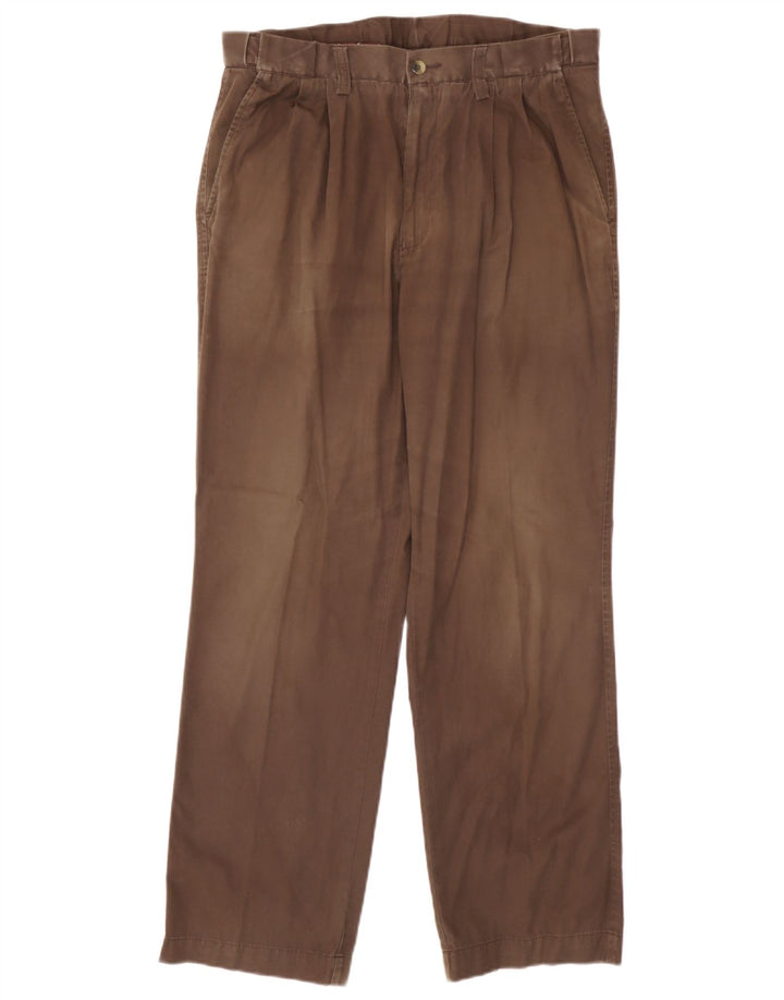 Marks & Spencer Damen Blue Harbor Pegged Chinohose W34 L30 Braun