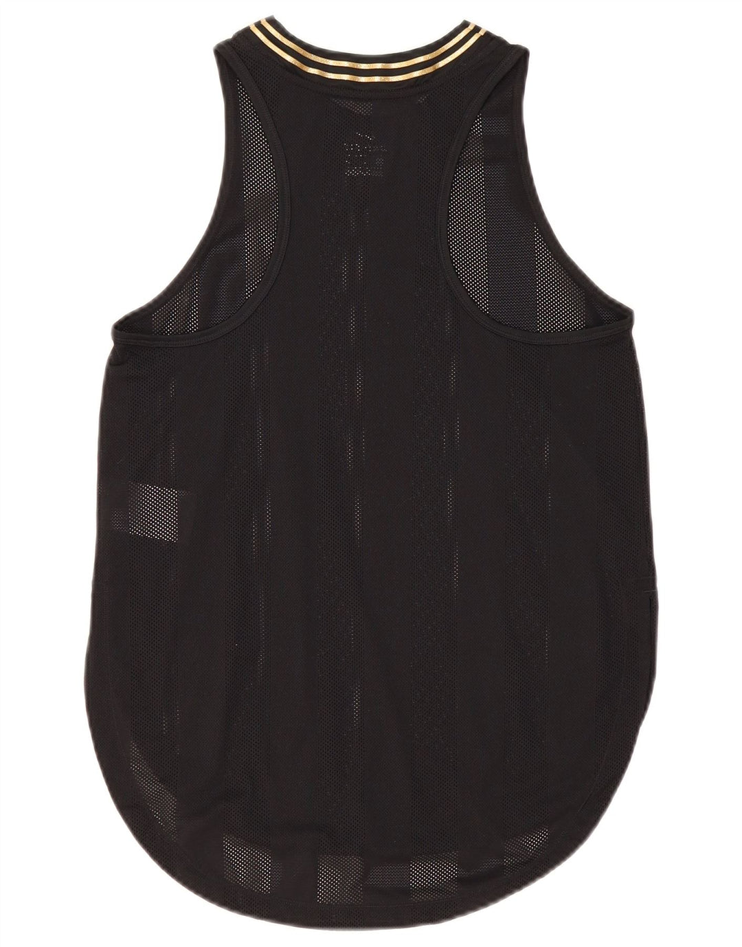 Nike Damen Dri Fit Weste Top UK 10 Small Schwarz Nylon