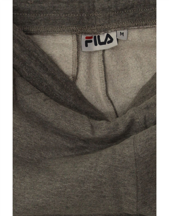 Fila Herren-Trainingshose mit Grafik, mittelgraue Baumwolle