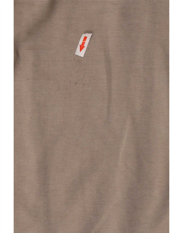 Zara Damen Maxikleid UK 14 Mittelgraue Baumwolle