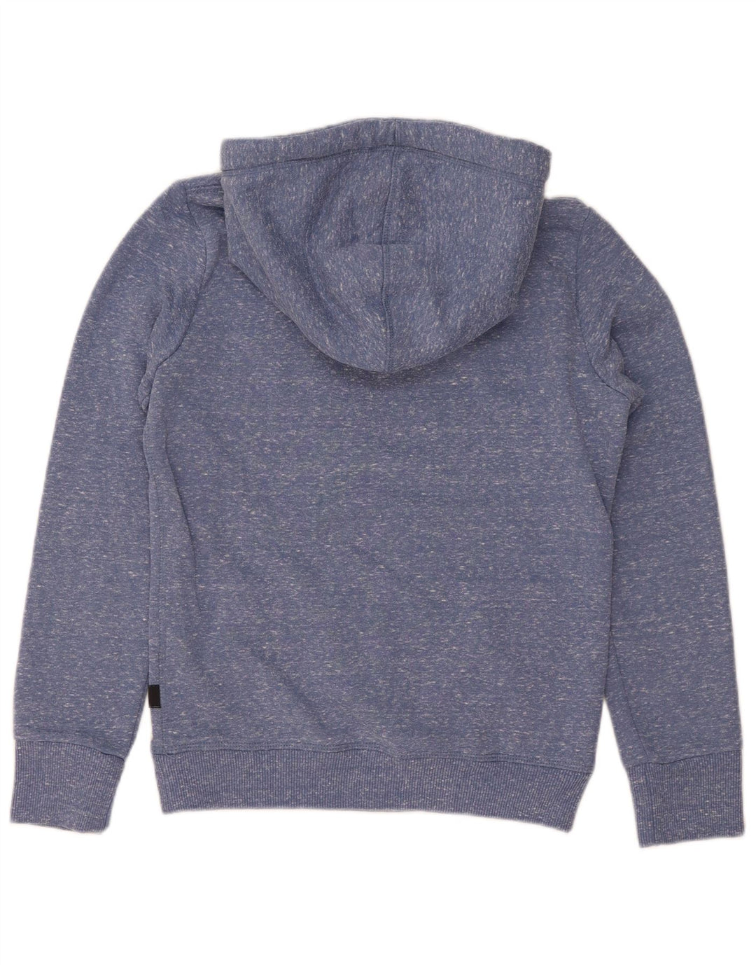 Superdry Graphic Hoodie-Pullover für Damen, UK 8, Größe S, blau geflecktes Polyester