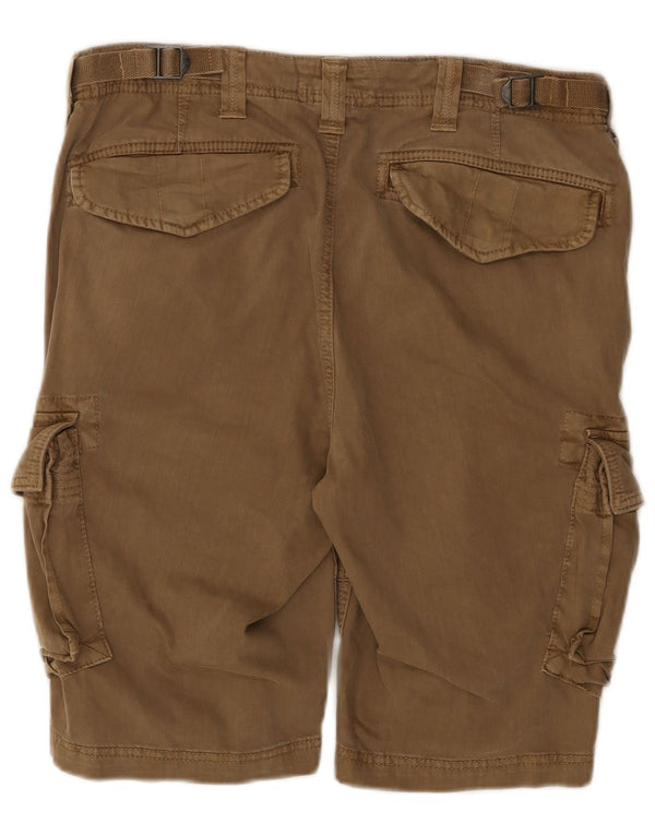 Superdry Herren Cargoshorts W32 Medium Khaki Baumwolle