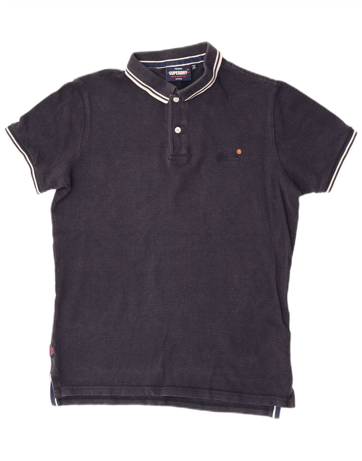 Superdry Herren Poloshirt Medium Marineblau