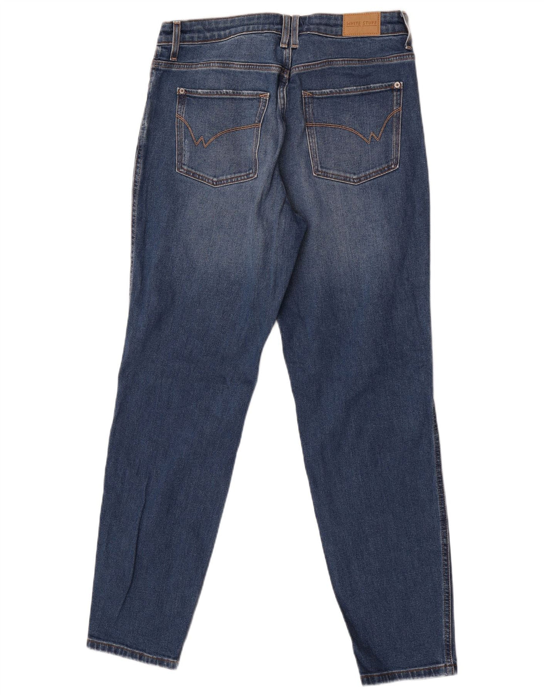 White Stuff Damen Weekend Slim Jeans UK 12 Medium W32 L31 Blaue Baumwolle