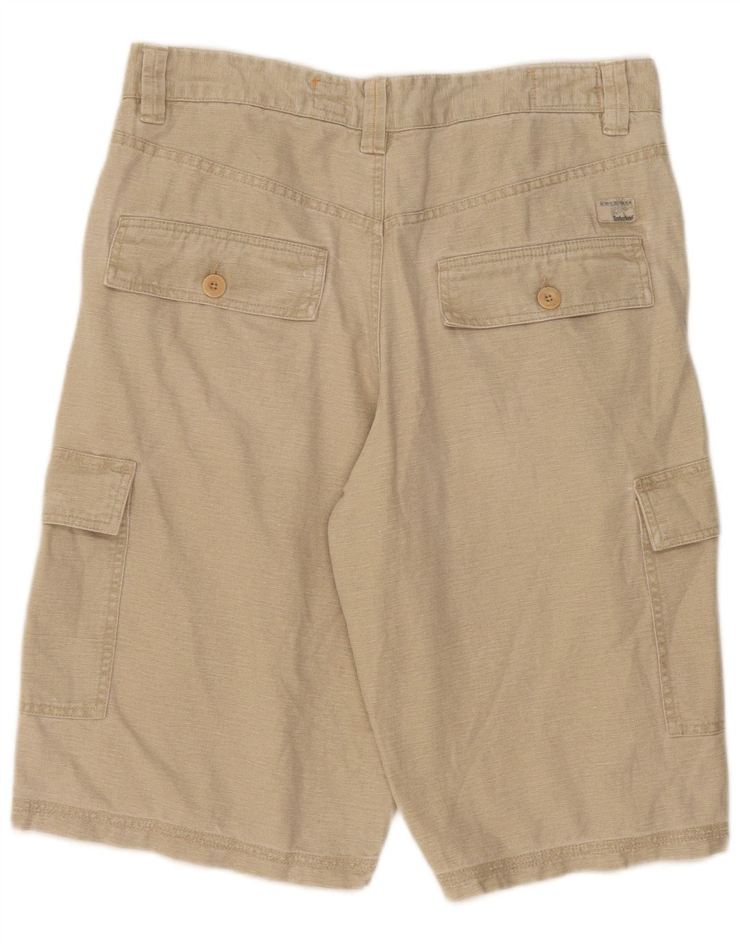 Timberland Herren Cargoshorts W34 Large Beige Baumwolle