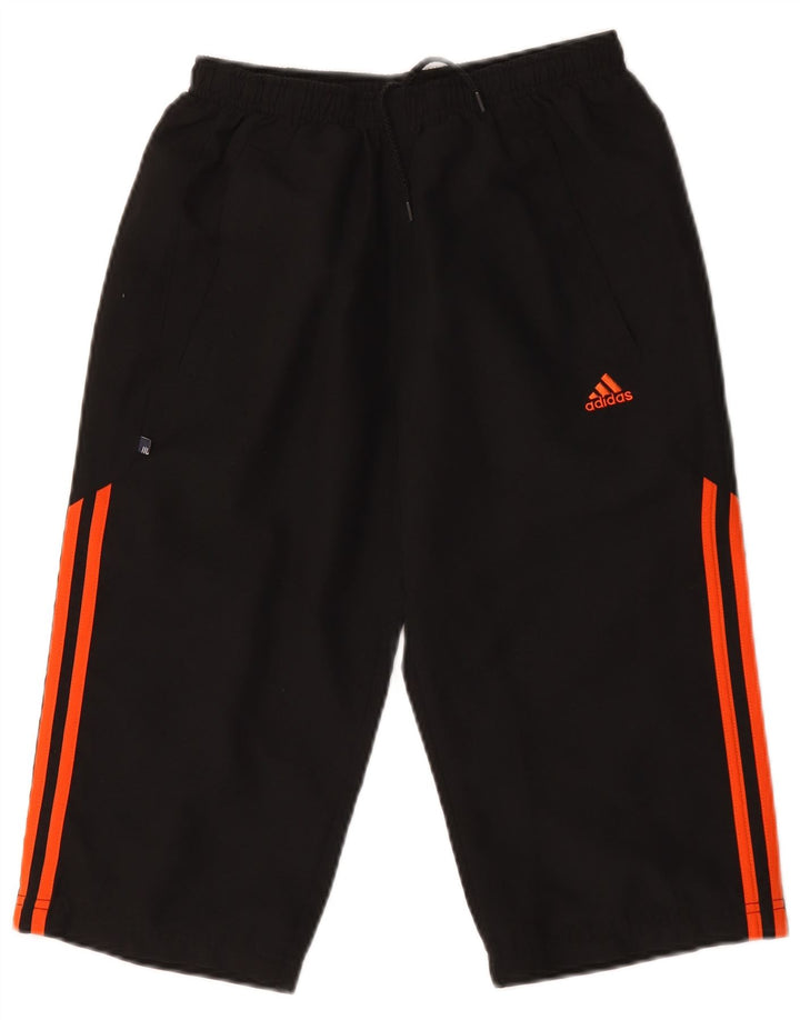 Adidas Sportshorts für Jungen, 13–14 Jahre, schwarzes Polyester