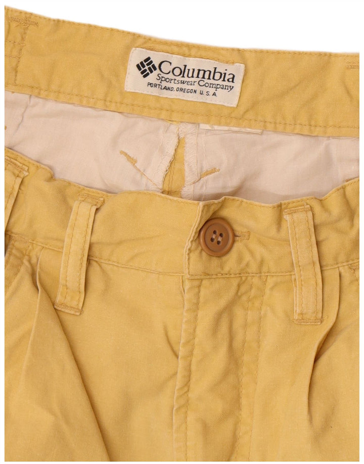Columbia Herren Cargoshorts W28 Small Gelb