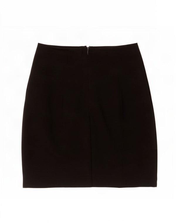 Zara Damen Minirock Small W26 Schwarze Baumwolle