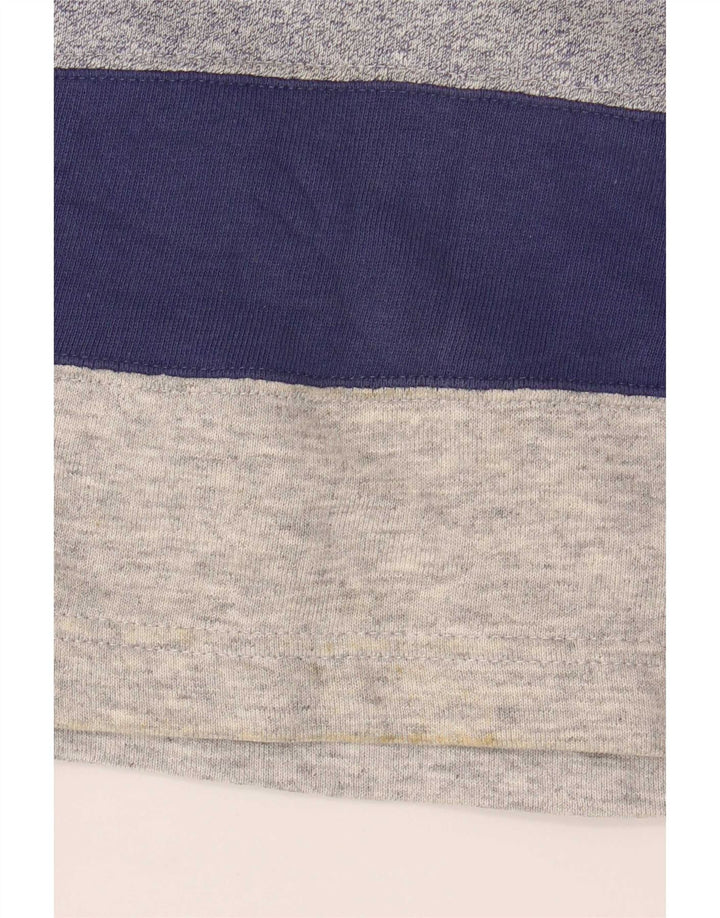 Gymnasium Herren-Sweatshirt mit Grafik, groß, Blau, Farbblock