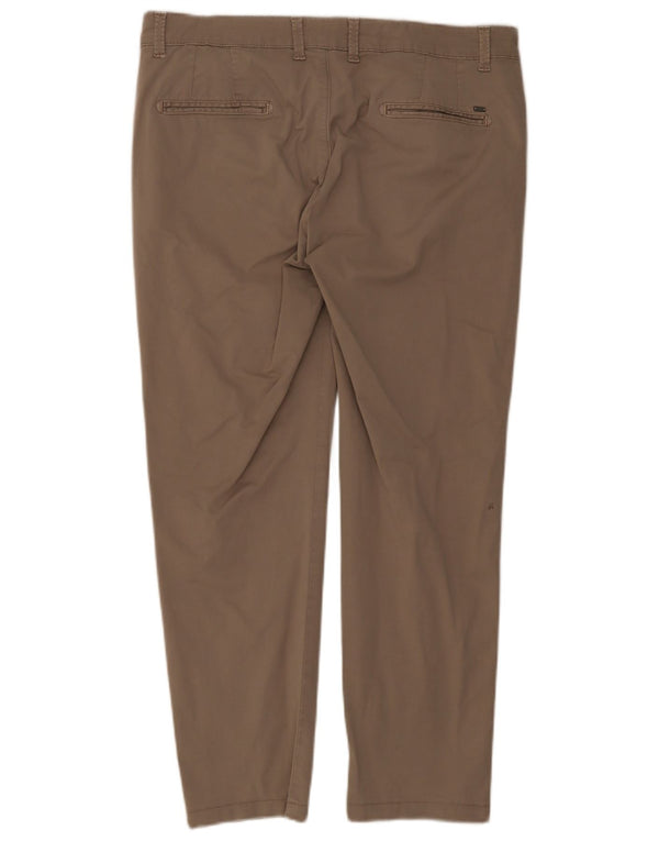 Liu Jo Herren gerade Chinohose IT 54 2XL W42 L28 Beige Baumwolle