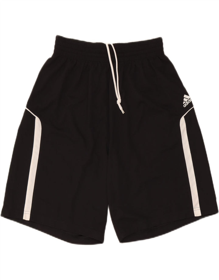 Adidas Damen Sportshorts Mittelschwarzes Colourblock-Polyester