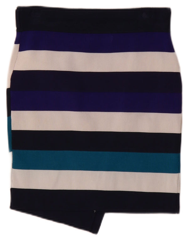 Karen Millen Damen Wickelrock Größe 1 2XS W26 Mehrfarbige Viskose