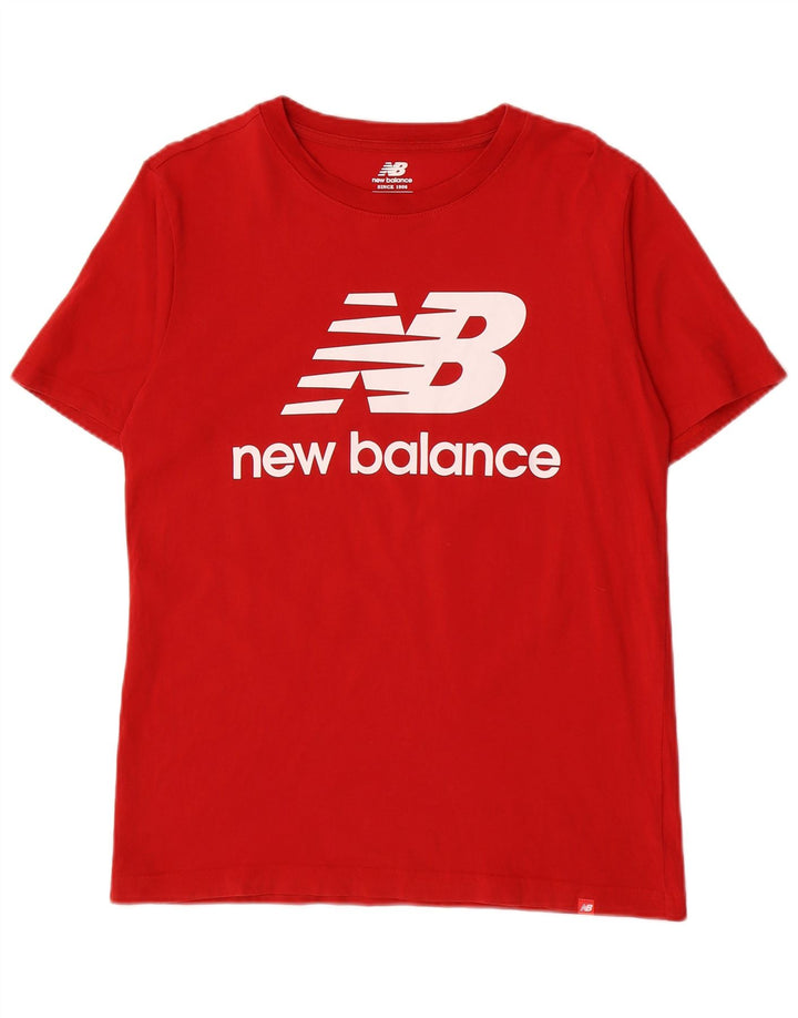 New Balance Herren Grafik-T-Shirt-Oberteil Mittelrot