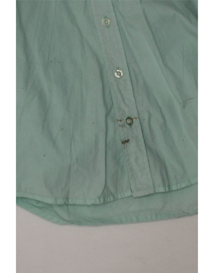 HARMONT & BLAINE Boys Shirt 10-11 Years Large Blue Vintage Harmont & Blaine and Second-Hand Harmont & Blaine from Messina Hembry 