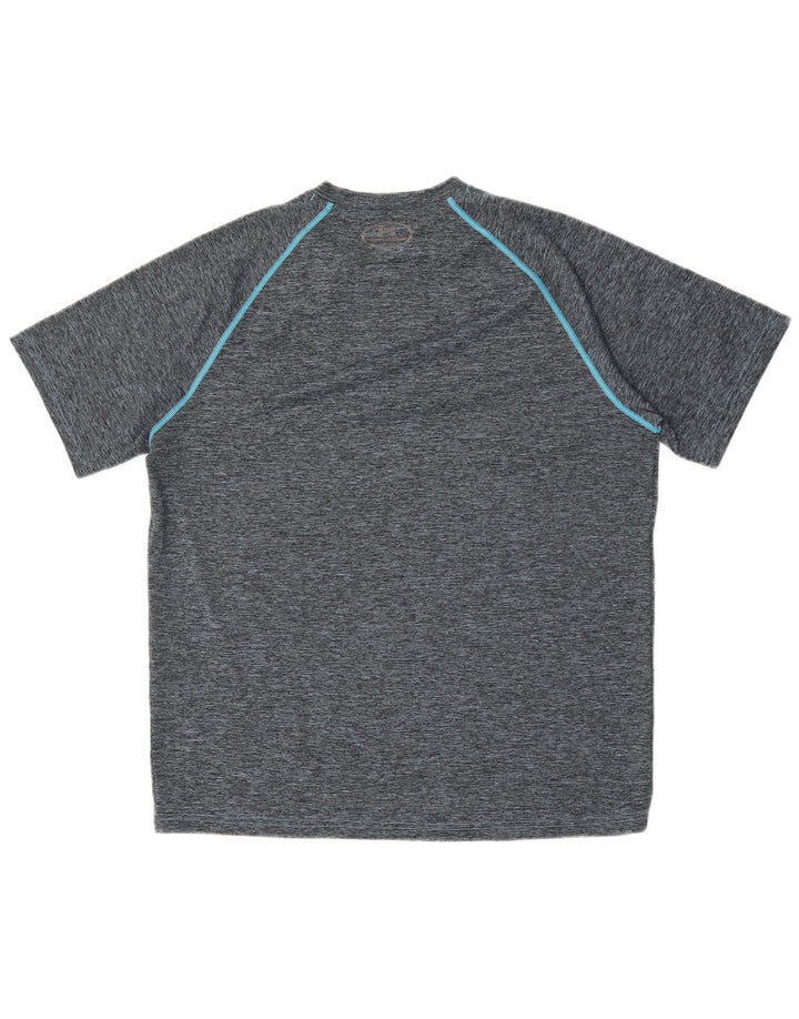 Under Armour Herren Heat Gear T-Shirt Top Large Grau