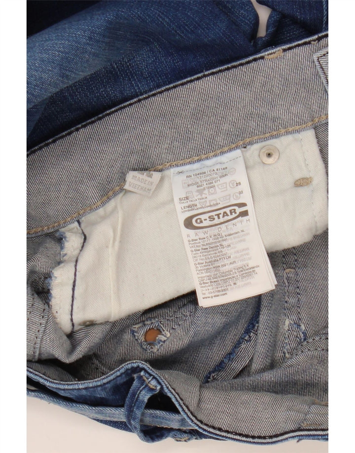 G-STAR Damen Bootcut Jeans W28 L28 Blaue Baumwolle