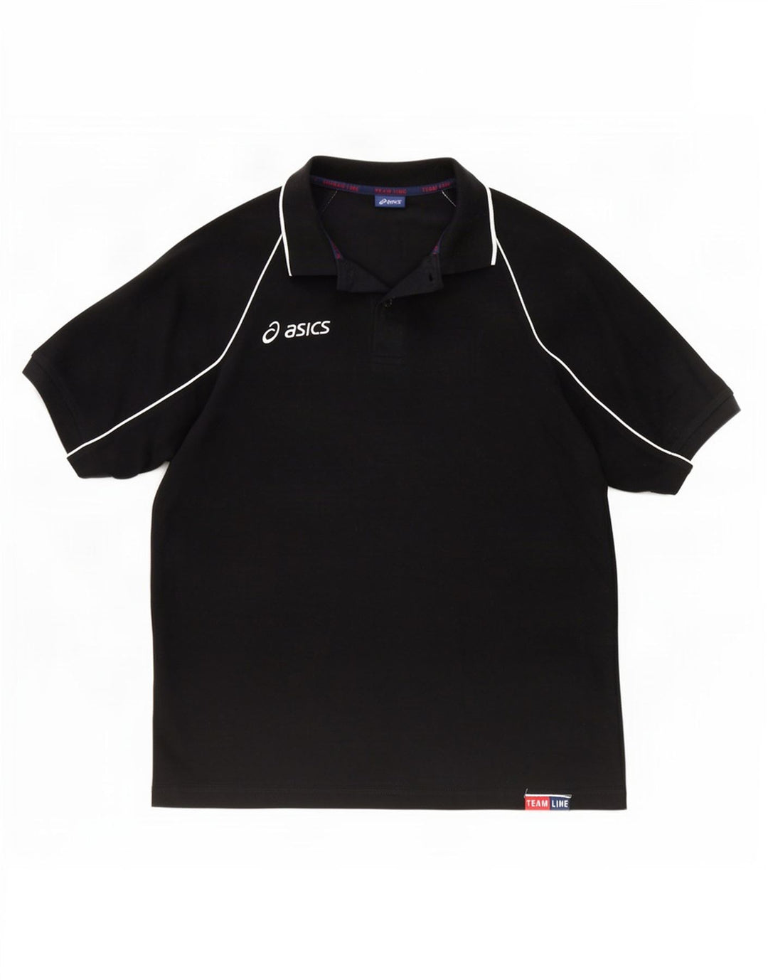 Asics Herren Poloshirt XL Schwarz Baumwolle