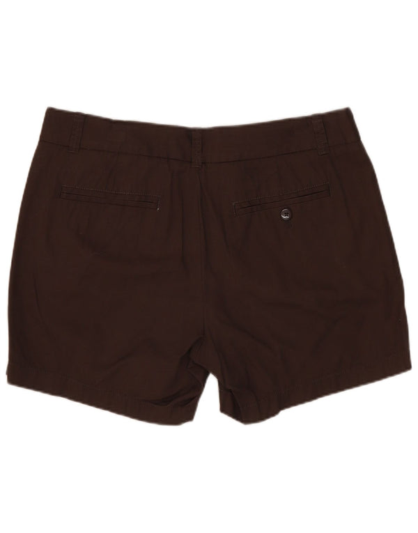 J. Crew Damen Classic Twill Chino Shorts US 4 Small W30 Braune Baumwolle