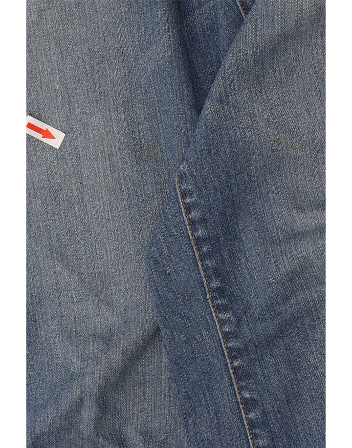 Zara Damen Bootcut Jeans EU 40 Medium W30 L30 Blaue Baumwolle