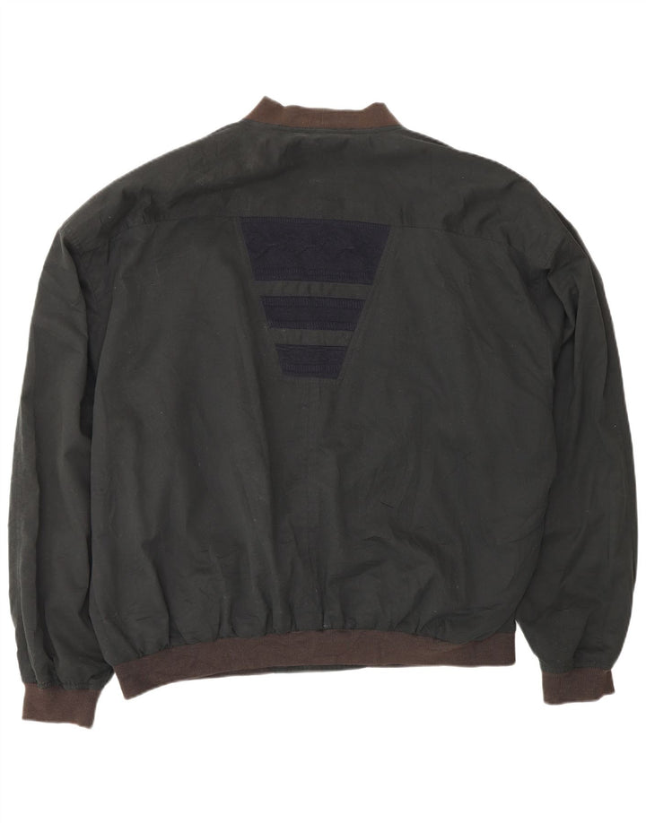 C.C.CONCORD Herren Bomberjacke UK 44 2XL Schwarz Colourblock Polyester