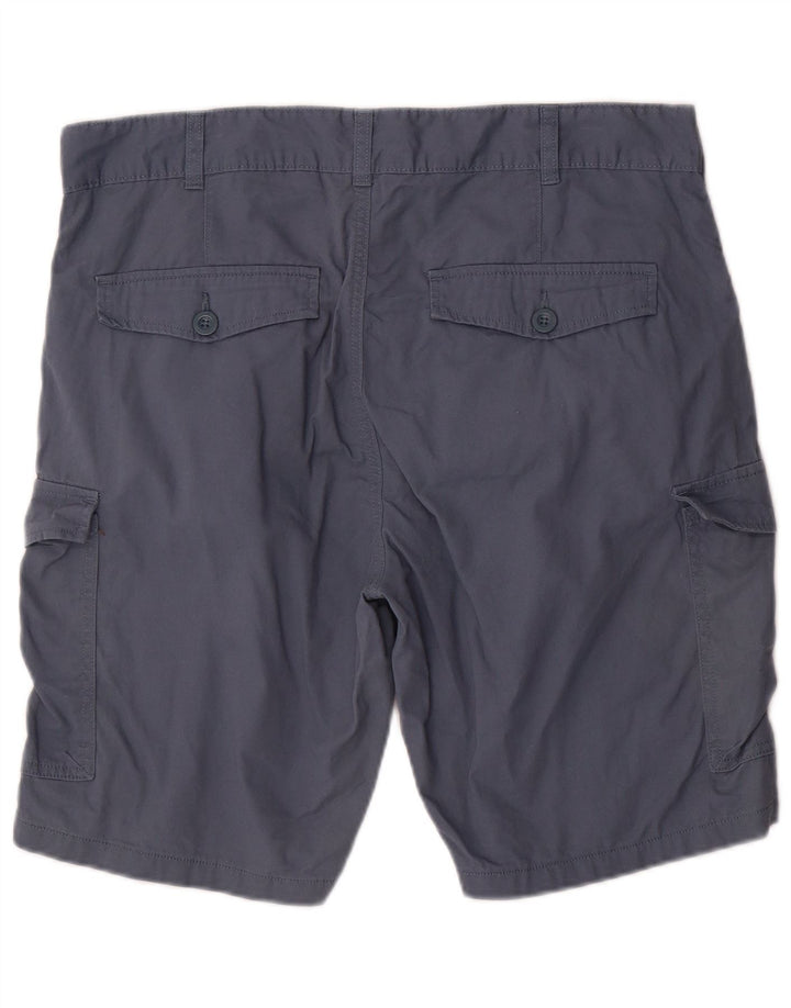 Mountain Warehouse Herren-Cargoshorts, W36, Größe L, Blau, Baumwolle