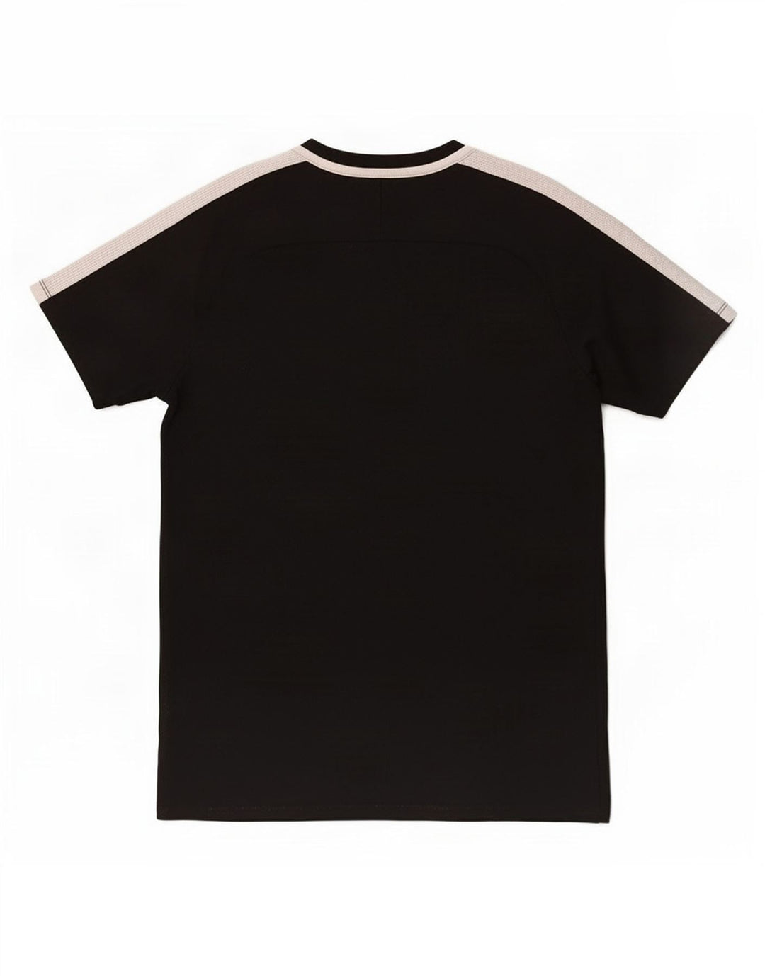 Nike Herren Dri Fit T-Shirt Top Mittelschwarzes Colourblock-Polyester