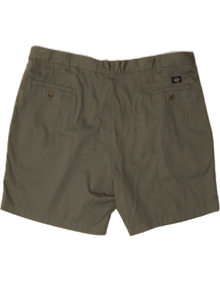 DOCKERS Mens Khakis Pegged Chino Shorts W44 2XL Grey Cotton Vintage Dockers and Second-Hand Dockers from Messina Hembry 
