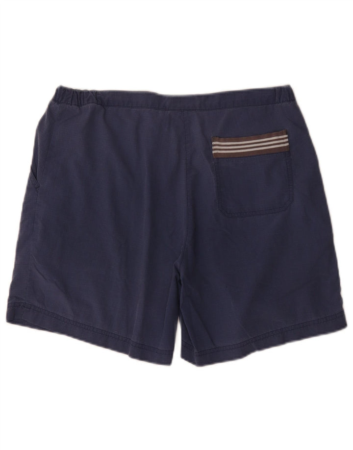 Adidas Damen Chino Shorts UK 12 Medium W32 Marineblau Polyamid