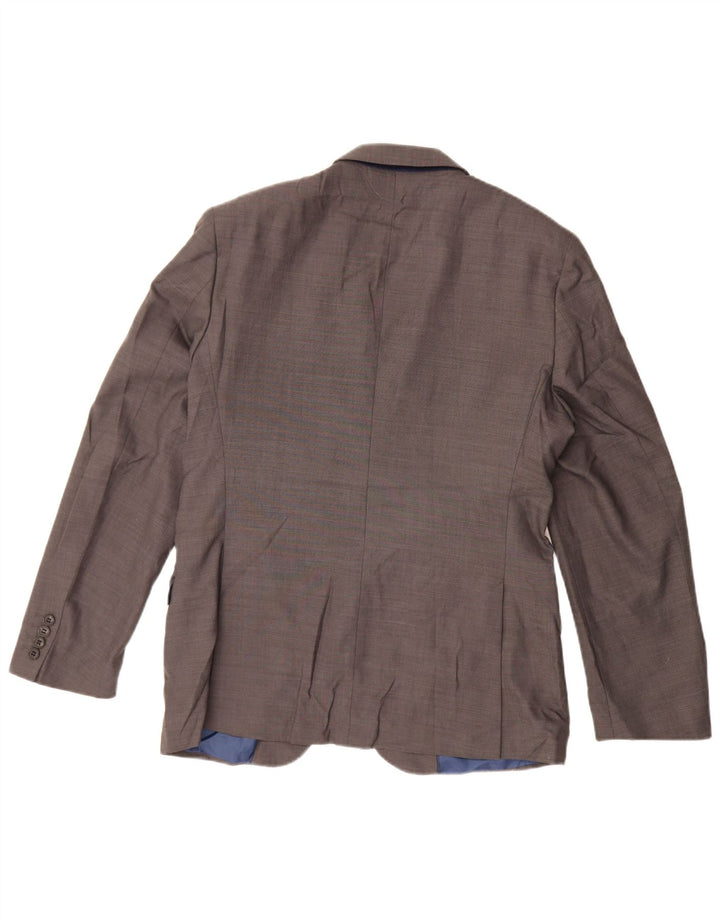 MARKS & SPENCER Tailored Fit 2-Knopf-Blazer für Herren, UK 38, Mittelgrau