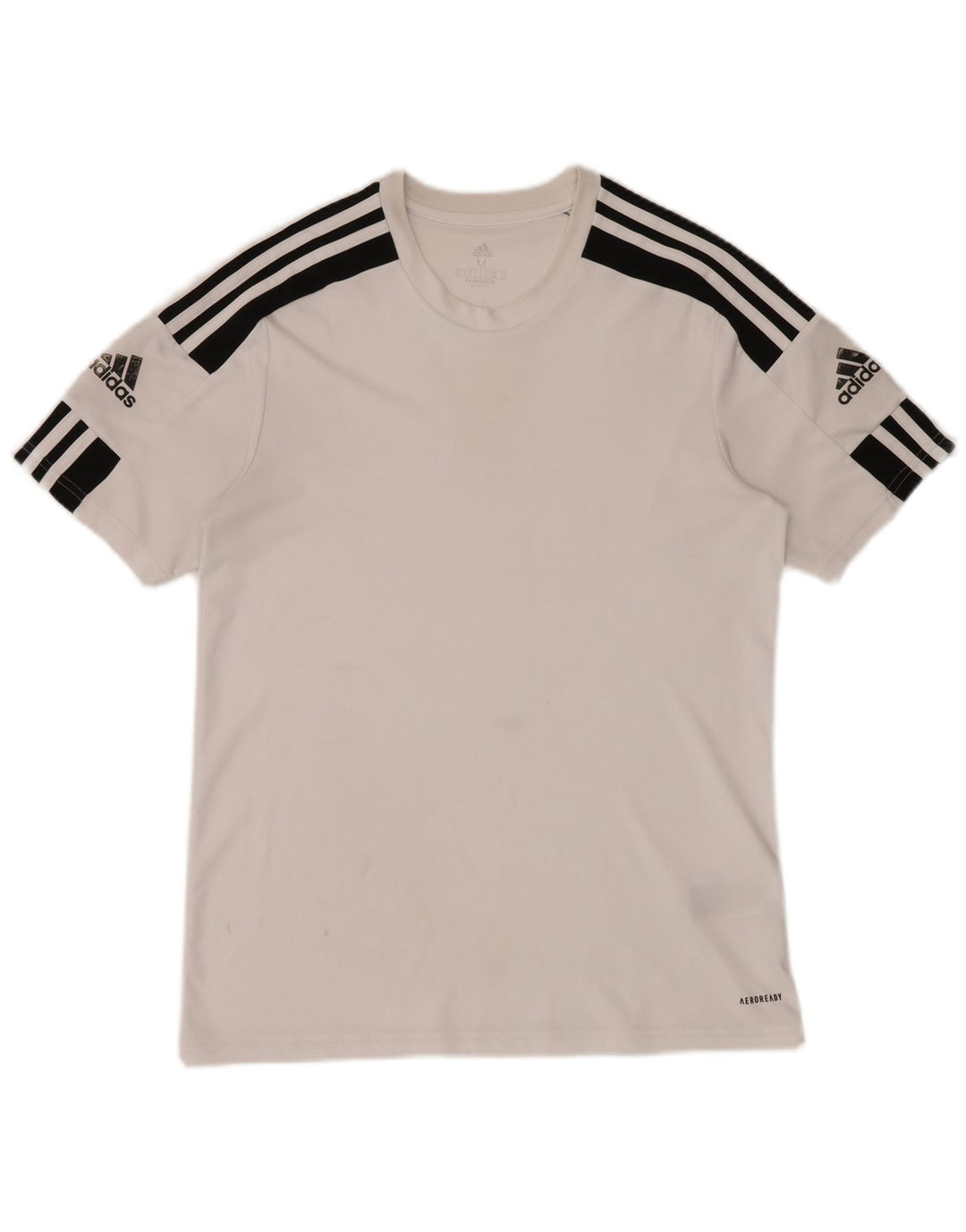 Adidas Herren Aeroready T-Shirt Top Mittelweißes Colourblock-Polyester
