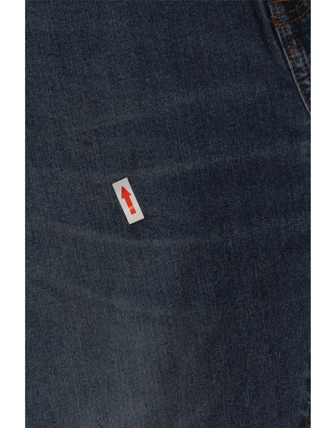 Zara Herren Regular Straight Jeans W34 L29 Blaue Baumwolle