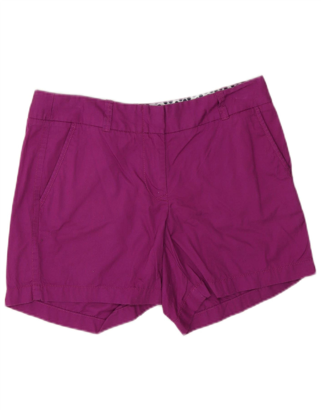 J. CREW Damen Chino-Shorts US 4 Small W30 Lila Baumwolle