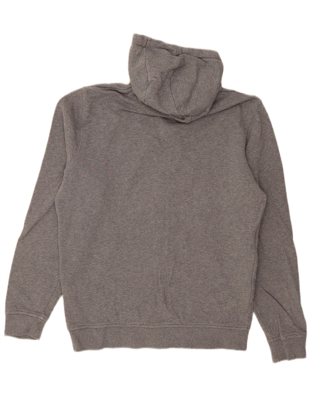 Lyle & Scott Herren-Kapuzenpullover mit Reißverschluss, mittelgrau gefleckte Baumwolle
