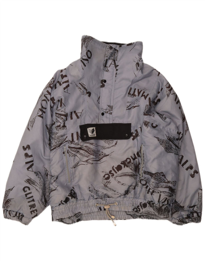 TACTEL Herren Graphic Anorak Jacke UK 48 4XL Blaues Polyamid