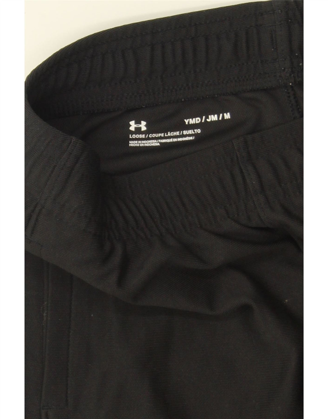UNDER ARMOUR Girls Tracksuit Trousers 9-10 Years Medium Black Polyester Vintage Under Armour and Second-Hand Under Armour from Messina Hembry 