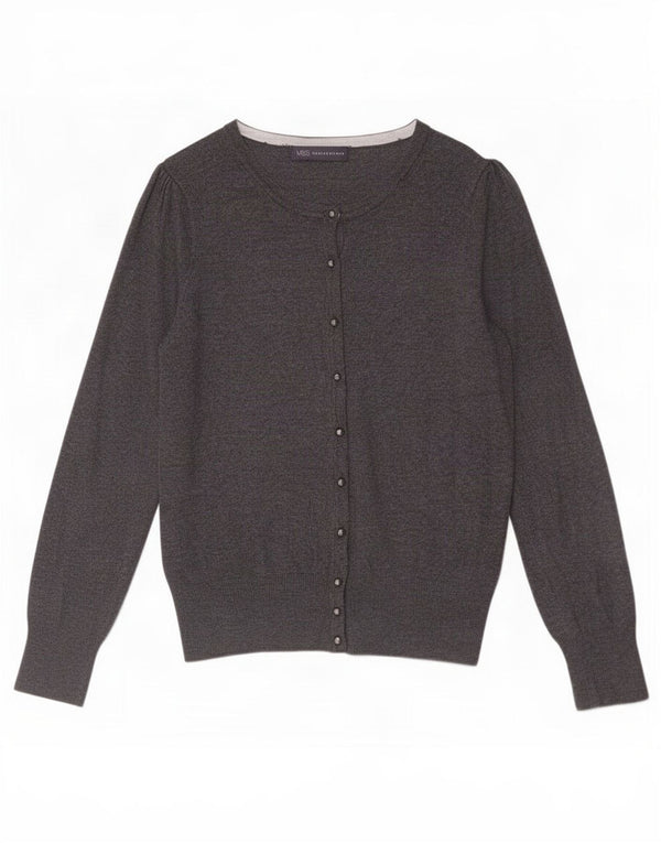 Marks & Spencer Damen-Cardigan-Pullover UK 8 Small Graue Viskose