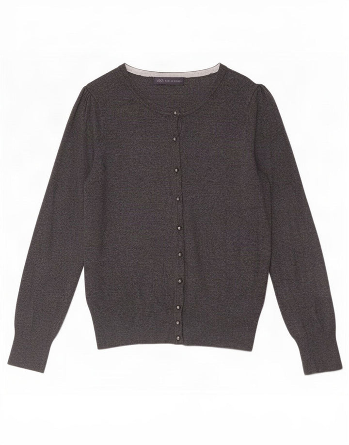 Marks & Spencer Damen-Cardigan-Pullover UK 8 Small Graue Viskose