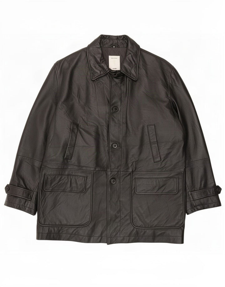 Conbipel Herren Lederjacke IT 54 XL Schwarz