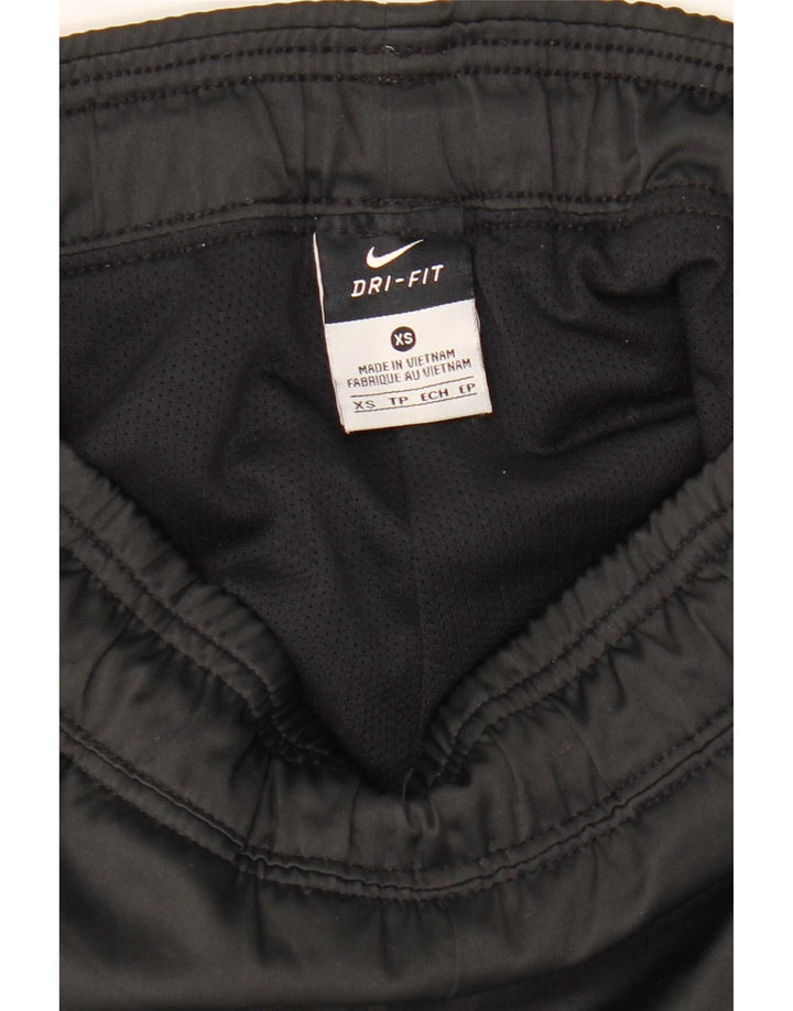 Nike Damen Dri Fit Trainingshose UK 6 XS Schwarz Polyester