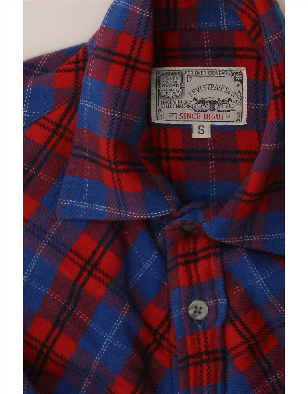 Levi's Herren-Flanellhemd, klein, mehrfarbig, kariert