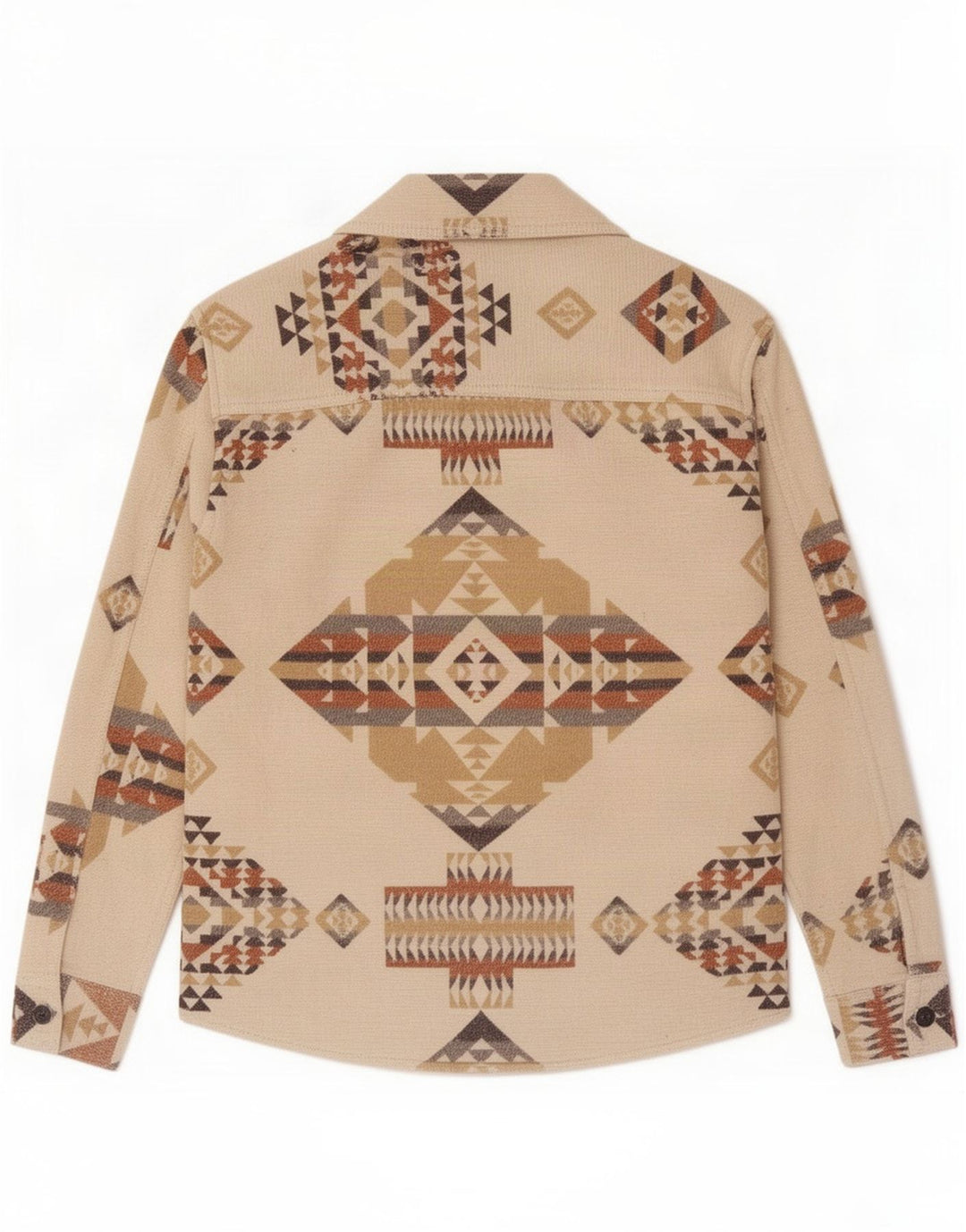 Zara Herrenhemd Small Beige Geometrisch