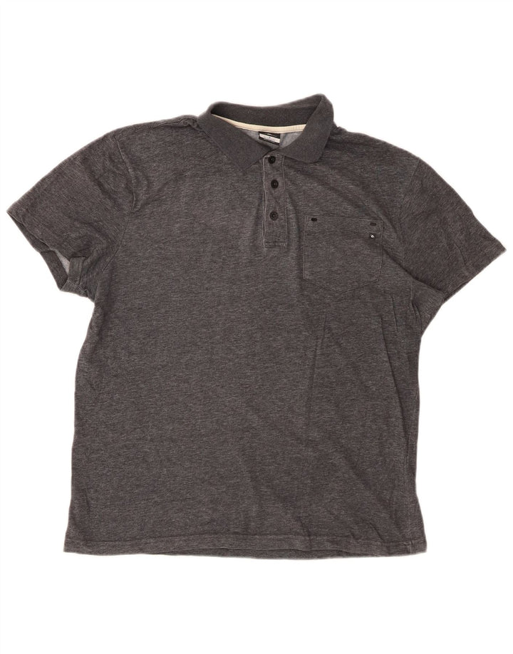 RIP CURL Herren-Poloshirt mit entspannter Passform, Größe S, Grau, Baumwolle