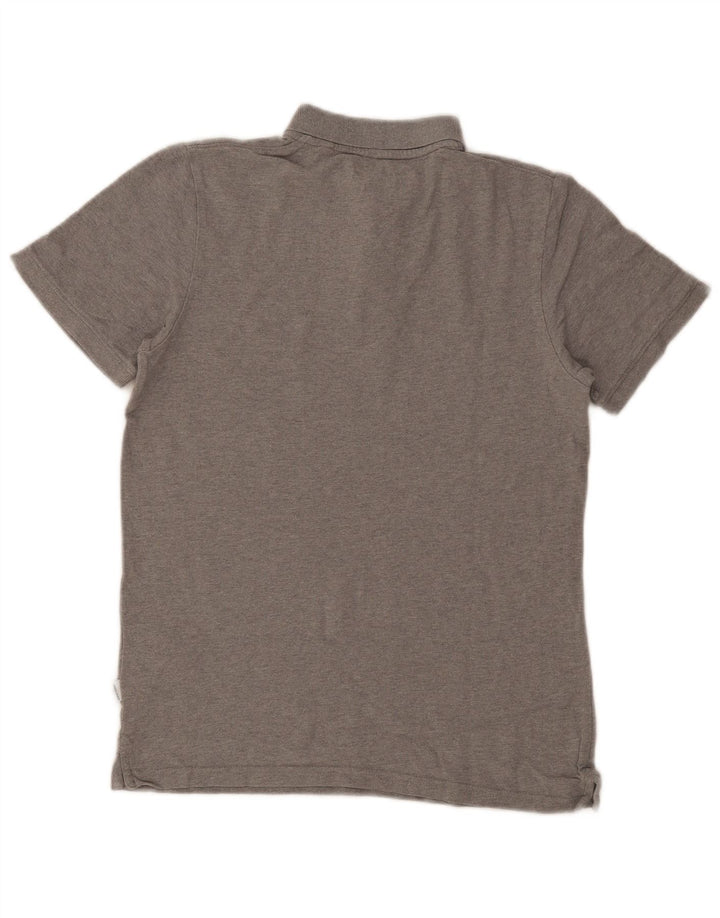 Jack & Jones Herren-Poloshirt, klein, graue Baumwolle