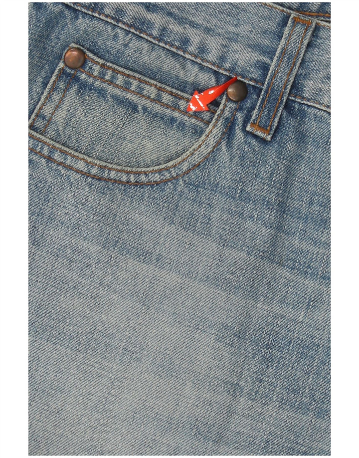 MELTIN' POT Herren Bootcut Jeans W33 L34 Blaue Baumwolle