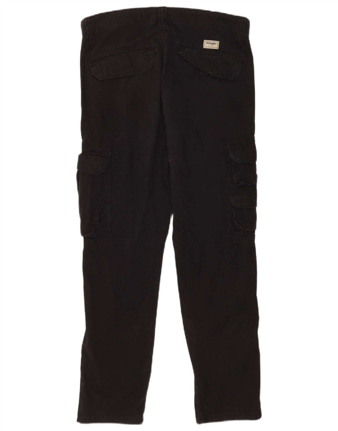 Wrangler Mens Regular Tapered Cargohose W32 L30 Schwarze Baumwolle